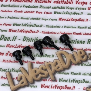Kit de topes de goma para la tapa del motor de VESPA 50 90 125 PRIMAVERA ET3 SPECIAL NLR - 5 almohadillas