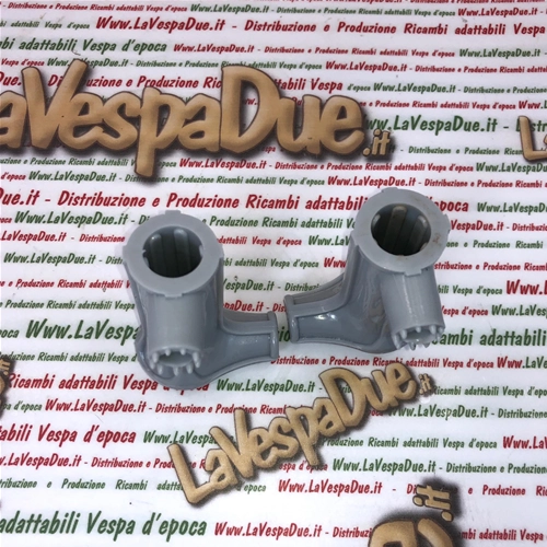 Paire de patins gris en plastique rigide pour VESPA 125 V1T V15T V30T à V33T VM1T VM2T VN1 VN2 150 VL1T VL2T 150 GS VS1T