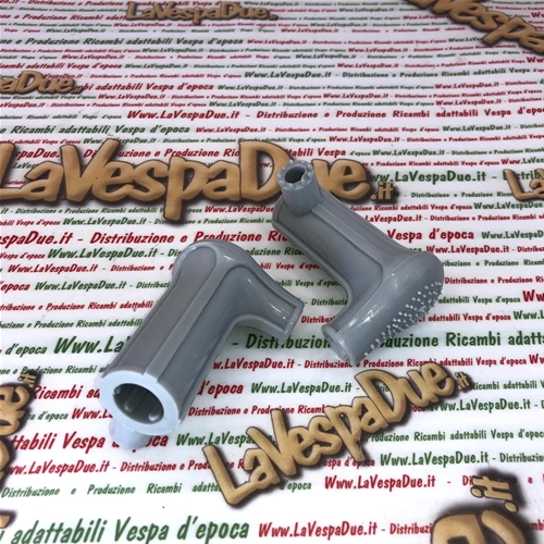 Paire de patins gris en plastique rigide pour VESPA 125 V1T V15T V30T à V33T VM1T VM2T VN1 VN2 150 VL1T VL2T 150 GS VS1T