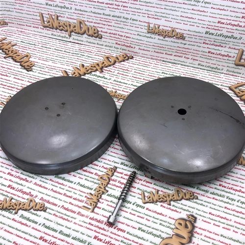 Coppia calotte coppa ruota centrale VESPA 50 90 SS copriruota 50 SUPER SPRINT V5SS1T 90 SUPER SPRINT V9SS1T