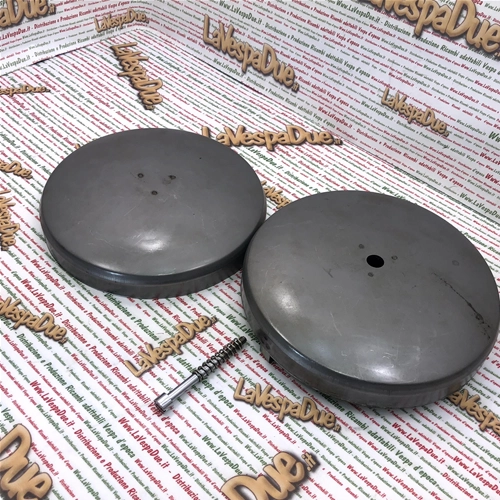 Coppia calotte coppa ruota centrale VESPA 50 90 SS copriruota 50 SUPER SPRINT V5SS1T 90 SUPER SPRINT V9SS1T