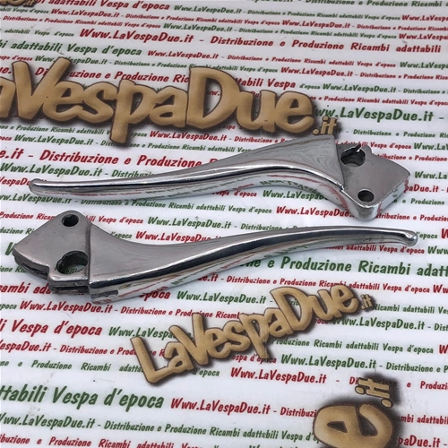 Juego de manetas de freno y embrague pulidas para VESPA 125 150 VB1T VBB VNB VBA VNA 60s ro 033882