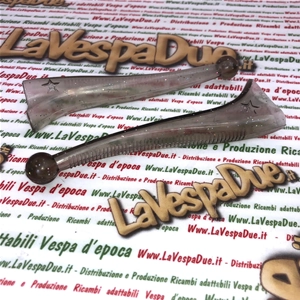 Par de fundas transparentes y ahumadas oscuras para las palancas de freno y embrague de BUBBLE SUPERFLEX para VESPA 50 80 90 125 150 160 180 200