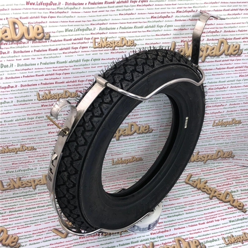 Soporte central para ruedas de acero inoxidable de 10" para VESPA 50 90 125 NLR SPECIAL ET3 PRIMAVERA