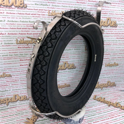 Soporte central para ruedas de acero inoxidable de 10" para VESPA 50 90 125 NLR SPECIAL ET3 PRIMAVERA