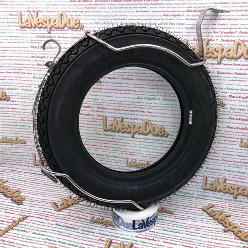 Soporte central para ruedas de acero inoxidable de 10" para VESPA 50 90 125 NLR SPECIAL ET3 PRIMAVERA