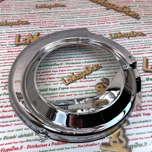 Cache de volant moteur chromé pour Vespa 160 GS 180 SS
