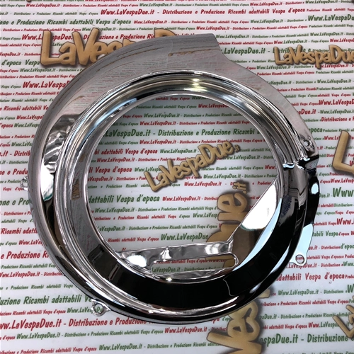 Cache de volant moteur chromé pour Vespa 160 GS 180 SS