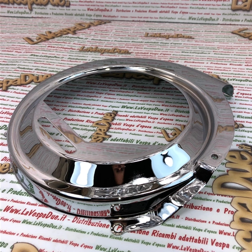 Cache de volant moteur chromé pour Vespa 160 GS 180 SS