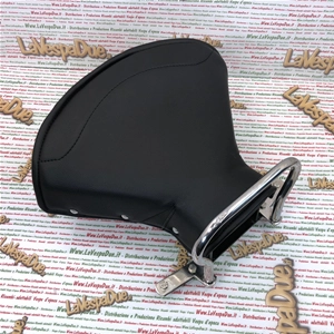 Asiento trasero individual negro completo para VESPA 125 150 VN1 VN2 VL1 VL2T VL3T VB1T ACMA