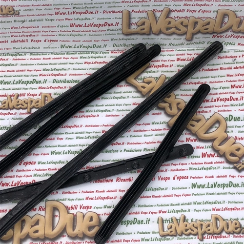 Complete set of rubber strips floorboard strips for VESPA 50 NR set of 6 pieces ro 610284M with 10 holes on the longest strip
