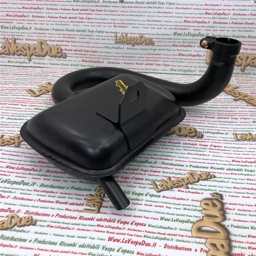 Silenciador negro para VESPA PX PE 80 125 150 TS SPRINT VELOCE GTR, alta calidad, calidad superior