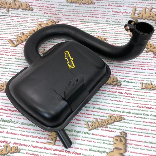 Silenciador negro para VESPA PX PE 80 125 150 TS SPRINT VELOCE GTR, alta calidad, calidad superior