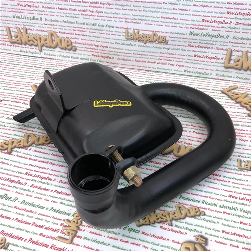 Silenciador negro para VESPA PX PE 80 125 150 TS SPRINT VELOCE GTR, alta calidad, calidad superior