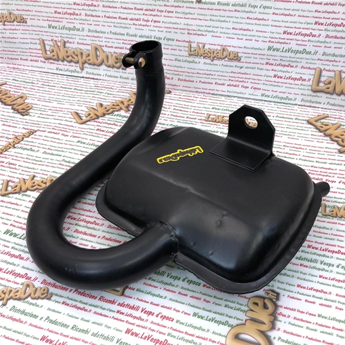 Silenciador negro para VESPA PX PE 80 125 150 TS SPRINT VELOCE GTR, alta calidad, calidad superior