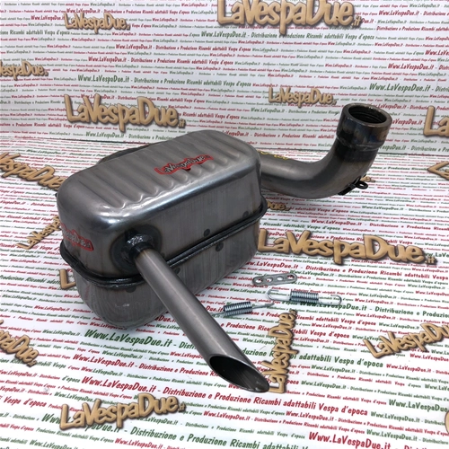 Pot d'échappement à expansion VESPA 125 150 VL1 VL2 VL3 VM1 VM2 VN1 VN2 LVD RACING PERFORMANCE ROAD RACE phare bas type autruche