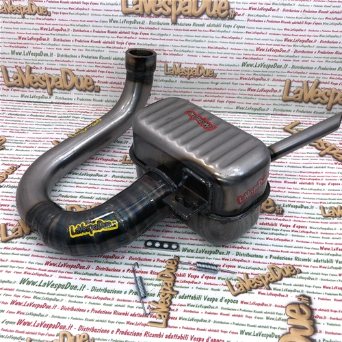 Pot d'échappement à expansion VESPA 125 150 VL1 VL2 VL3 VM1 VM2 VN1 VN2 LVD RACING PERFORMANCE ROAD RACE phare bas type autruche