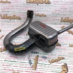 Marmitta espansione eleborata VESPA 125 150 VL1 VL2 VL3 VM1 VM2 VN1 VN2 LVD RACING PERFORMANCE ROAD RACE faro basso struzzo