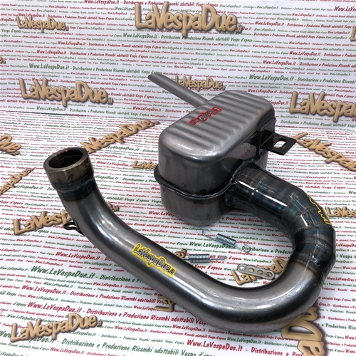 Pot d'échappement à expansion VESPA 125 150 VL1 VL2 VL3 VM1 VM2 VN1 VN2 LVD RACING PERFORMANCE ROAD RACE phare bas type autruche