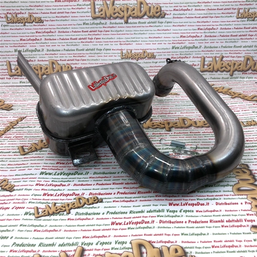 Pot d'échappement à expansion VESPA 125 150 VL1 VL2 VL3 VM1 VM2 VN1 VN2 LVD RACING PERFORMANCE ROAD RACE phare bas type autruche