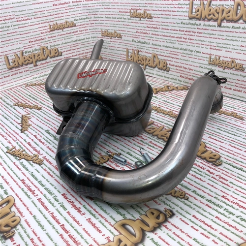 Pot d'échappement à expansion VESPA 125 150 VL1 VL2 VL3 VM1 VM2 VN1 VN2 LVD RACING PERFORMANCE ROAD RACE phare bas type autruche