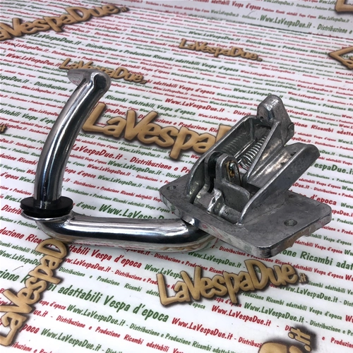 Pedale freno lucidato completo per VESPA 50 prima serie N L R SPECIAL ET3 SS 125 PRIMAVERA