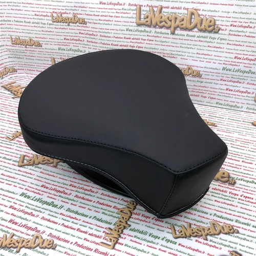 Asiento delantero individual negro completo con estructura y funda para VESPA 50 N V5A1T Primera Serie de 1963, adaptable a VESPA 50 LR SPECIAL ET3.