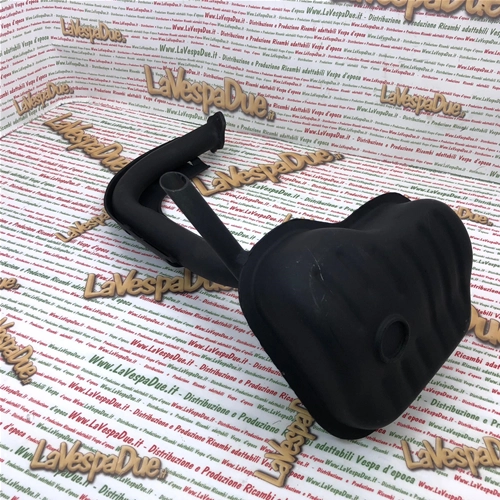 Pot d'échappement pour Vespa 50 90 V5A1T V9A1T première série à partir de 1963 avec tuyau d'échappement dans la partie supérieure