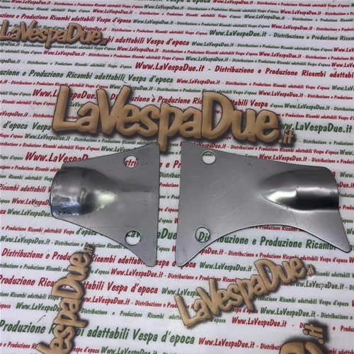 Zinc-plated dust covers for lower handlebar protection for VESPA 50 NLR, round headlight, throttle control and gear shift