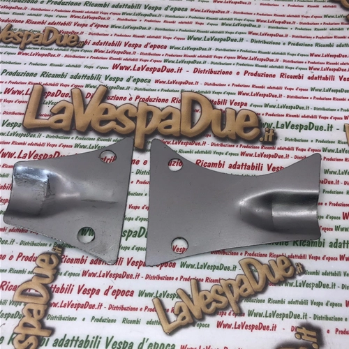 Zinc-plated dust covers for lower handlebar protection for VESPA 50 NLR, round headlight, throttle control and gear shift