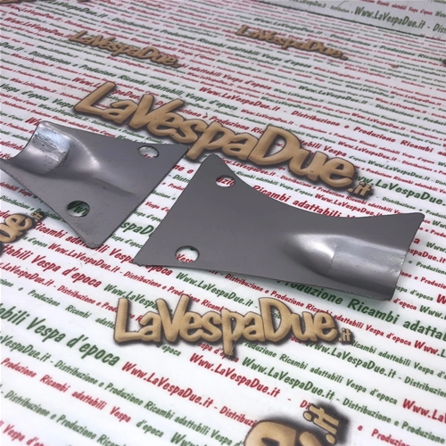 Zinc-plated dust covers for lower handlebar protection for VESPA 50 NLR, round headlight, throttle control and gear shift