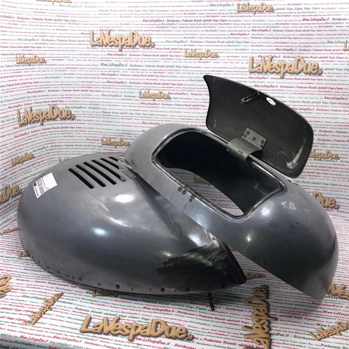 Par de tapas laterales de hierro para VESPA 125 150 VNA VBB VNB VBA, derecha e izquierda.