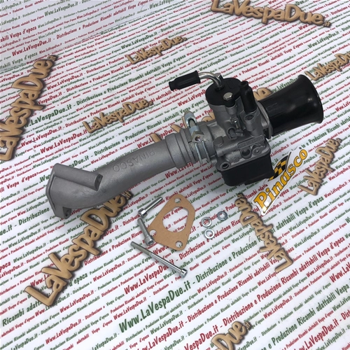 OFERTA ESPECIAL PINASCO 25292701 Kit de admisión del sistema de combustible con válvula de carburador rígida PHBL 24 AD con conexión de tres orificios para VESPA PK