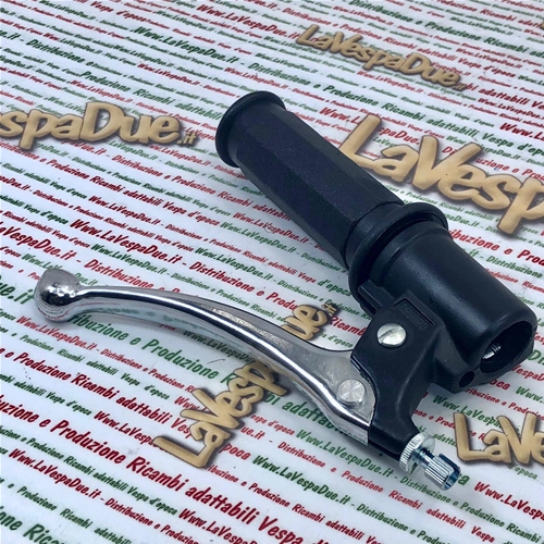 Soporte de palanca derecha para control de acelerador y freno delantero. Completo con palancas para PIAGGIO 50 CIAO SC ro 162804