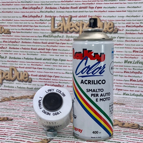 Special BLACK HEADLIGHTS Spray Paint to darken plastic parts of headlights, indicators, taillights. 400 ml can with self-cleaning valve.