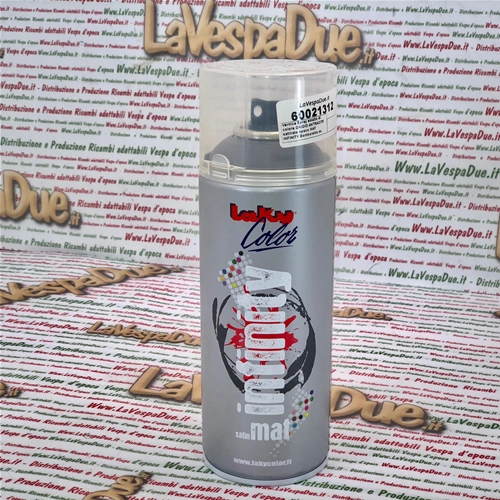 Pintura en aerosol esmaltada MAT INFINITY Satin Matt ANTHRACITE GREY, lata de 400 ml con válvula autolimpiante.