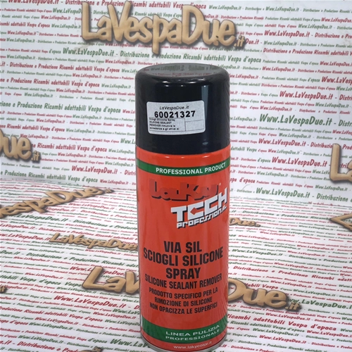 Dissolvant de silicone en spray. Élimine rapidement les excès et les résidus de mastic silicone. Aérosol de 400 ml.