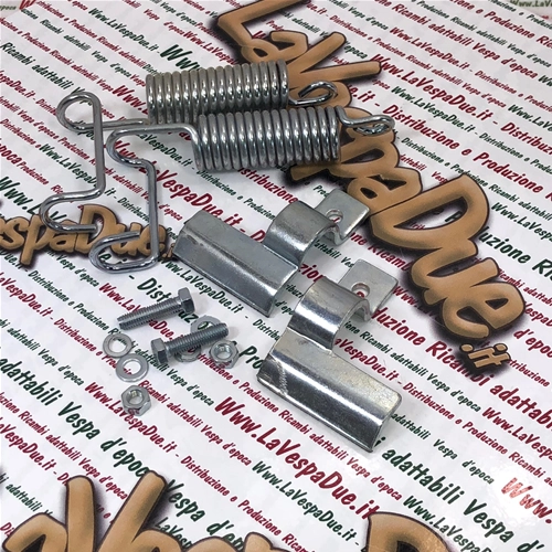 Complete stand overhaul kit with spring brackets and accessories for VESPA 125 V1T to V33T from 1949 to 1952