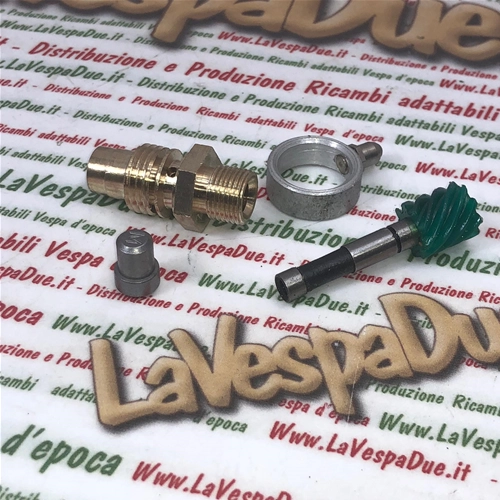Kit complet de transmission de pignon de compteur de vitesse pour Vespa 125, 150, 180, 200 VLB, Sprint, GL, TS et Rally (9 dents) pour roue de 10 pouces.