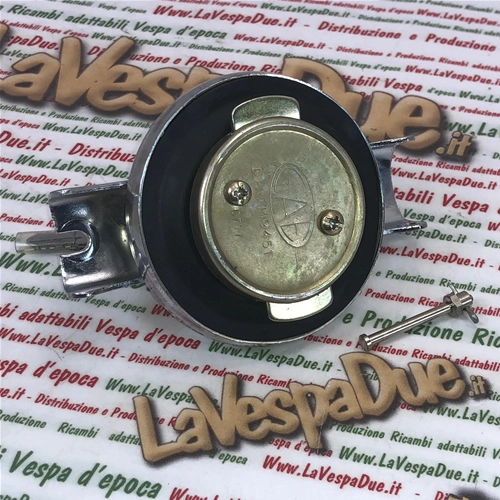 Tappo serbatoio ANTIFURTO cromato con serratura per VESPA 125 150 160 200 RALLY SPRINT TS VNB VBB VBA GT GTR GL GS