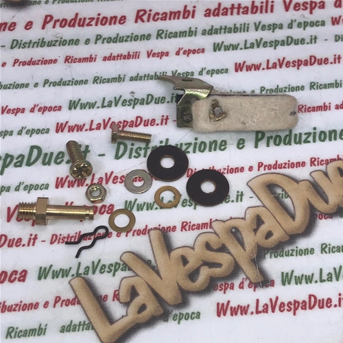 Kit complet pour la révision du support de feutre de lubrification de l'axe des contacts du stator pour VESPA 50 80 90 125 150 160 180 NLR SPECIAL PRIMAVERA ET3 TS SPRINT SUPER VL VM VN SS RALLY PX PE GS ro 072836 016421 079639