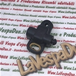 Botón de parada de freno NC pequeño negro para Vespa 125 VNB1 150 VBA VBB1 VGLA GL GS VS4 VS5 160 GS 180 SS desde 0024700 adaptable a sistemas de 12 voltios Vespa 125 Super GT TS 150 Super Sprint Veloce 180 SS 0024701 Rally ro 181637 093722 082775