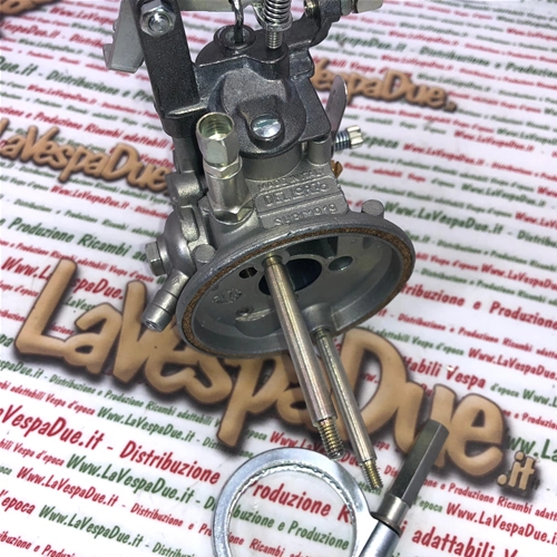 Carburatore DELL'ORTO 00773 SHBC 19.19 per VESPA 125 PRIMAVERA ET3 50 SPECIAL N L R getto massimo 74 minimo 45 r.o. 196227