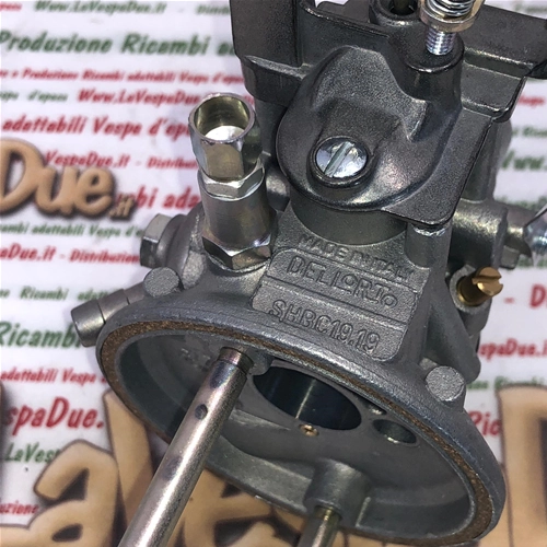 DELL'ORTO 00822 SHBC 19.19 carburetor for VESPA 125 PRIMAVERA ET3 adaptable to 50 SPECIAL NLR main jet 76 minimum jet 42