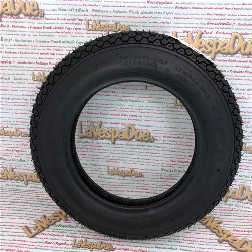 Copertone pneumatico 3.50 350 10 UNION WORLD TRAVEL PF75 per VESPA APE E LAMBRETTA disegno tipo S83