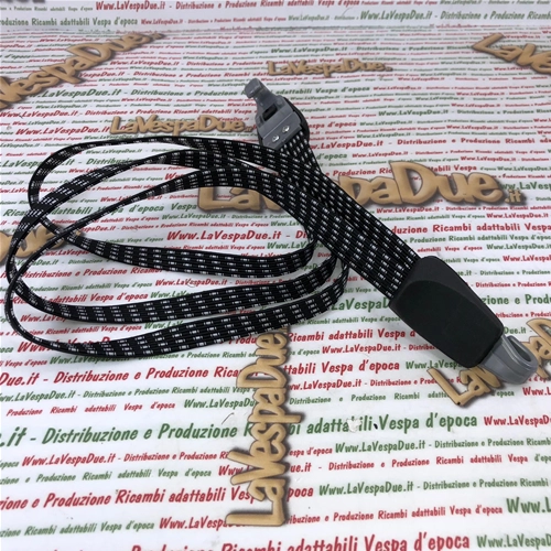 Correa elástica con doble gancho para portaequipajes, cestas de mimbre y bolsas para Vespa Ciao Boxer Si Lambretta