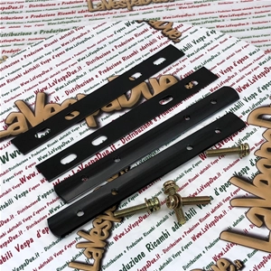 Kit de placas con tornillos para fijar la cesta de mimbre y accesorios para Vespa Lambretta Ciao Si Bravo Boxer