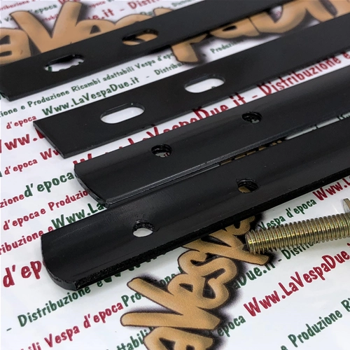 Kit de placas con tornillos para fijar la cesta de mimbre y accesorios para Vespa Lambretta Ciao Si Bravo Boxer