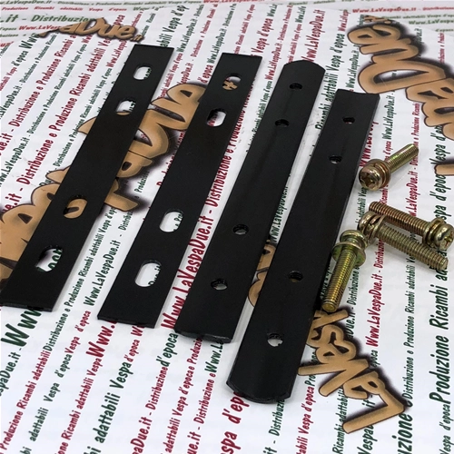 Kit de placas con tornillos para fijar la cesta de mimbre y accesorios para Vespa Lambretta Ciao Si Bravo Boxer