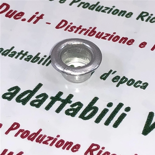 Œillet central de klaxon en aluminium de 6,5 mm et bord de 10 mm pour toutes les Vespa 50, 80, 90, 125, 150, 160, 180 et 200.